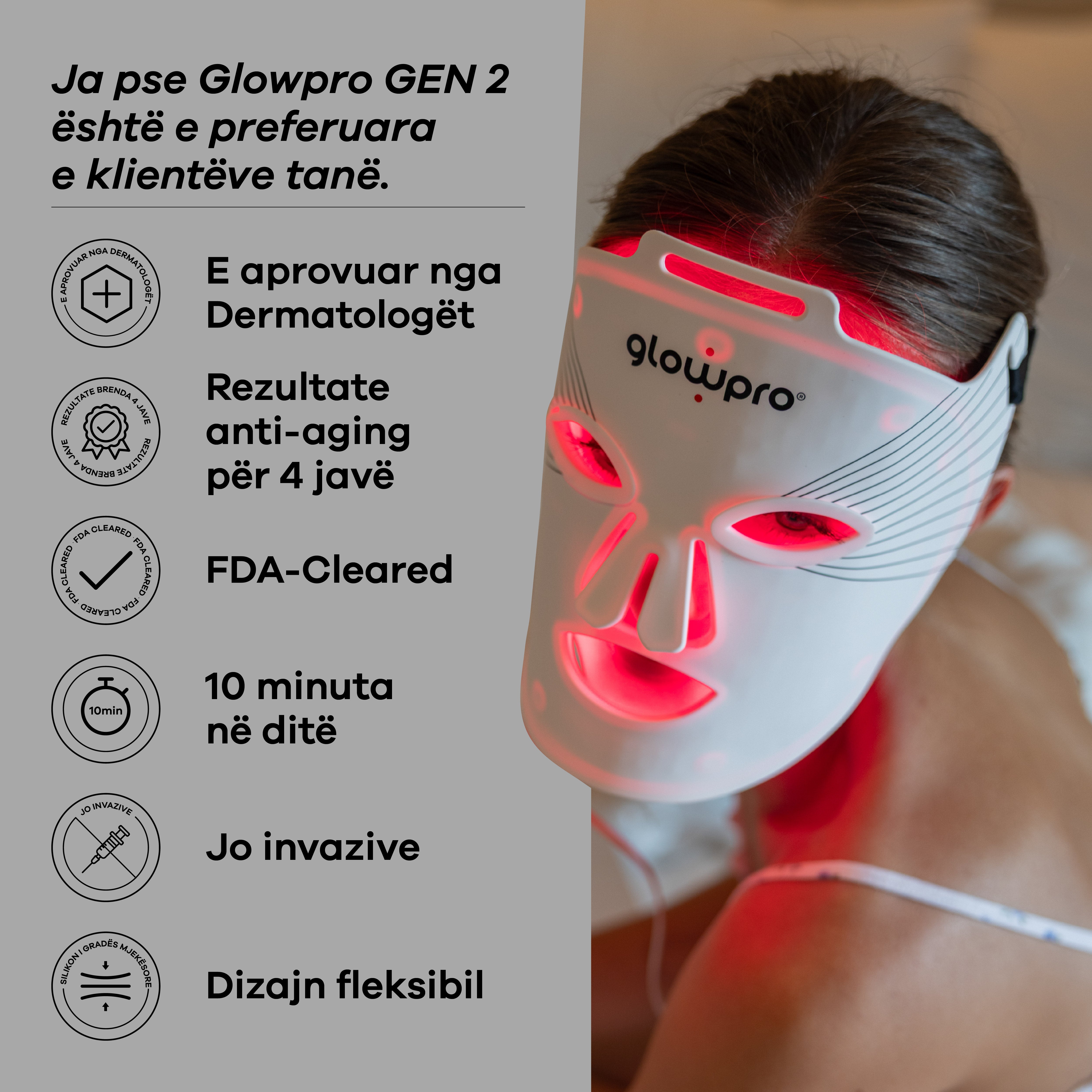 Glowpro Led Mask: Gen2