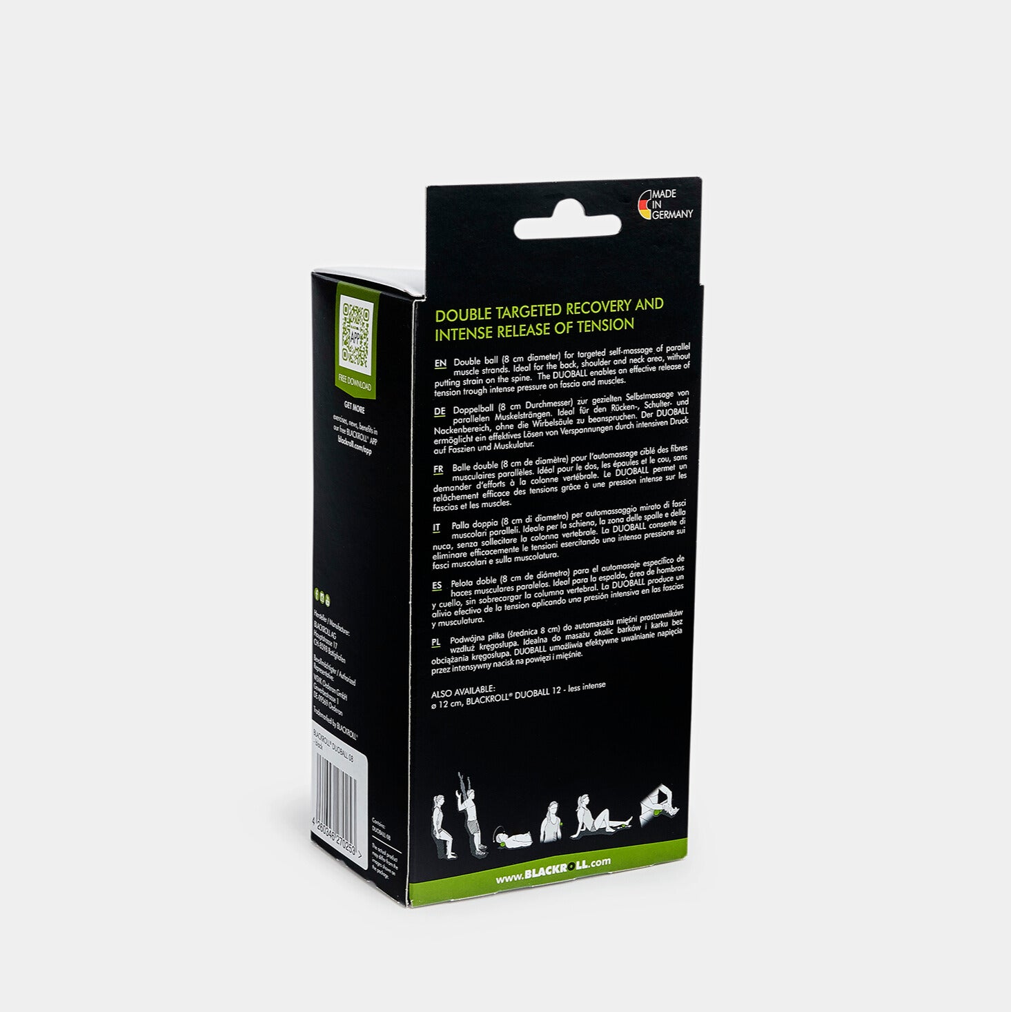 BLACKROLL® DUOBALL 08 Black