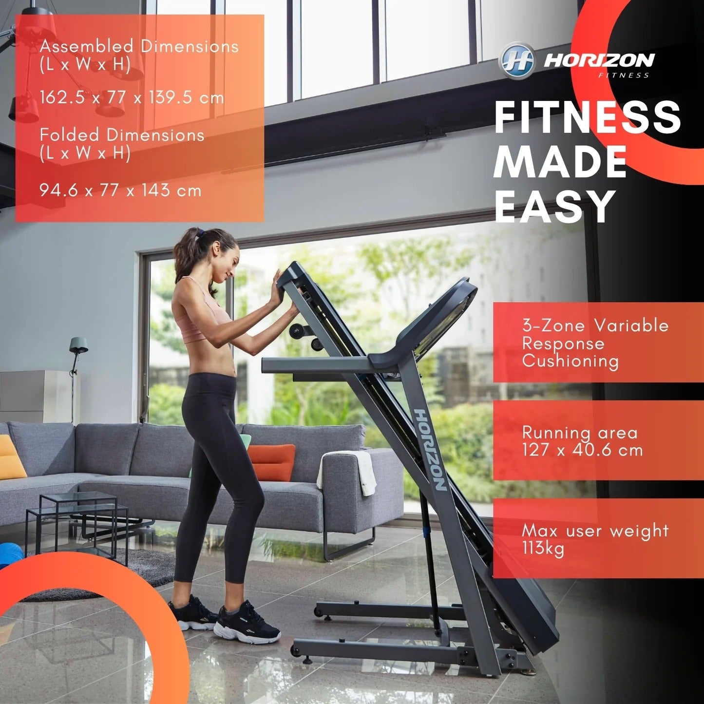 Horizon Fitness TR 5.0 Treadmill