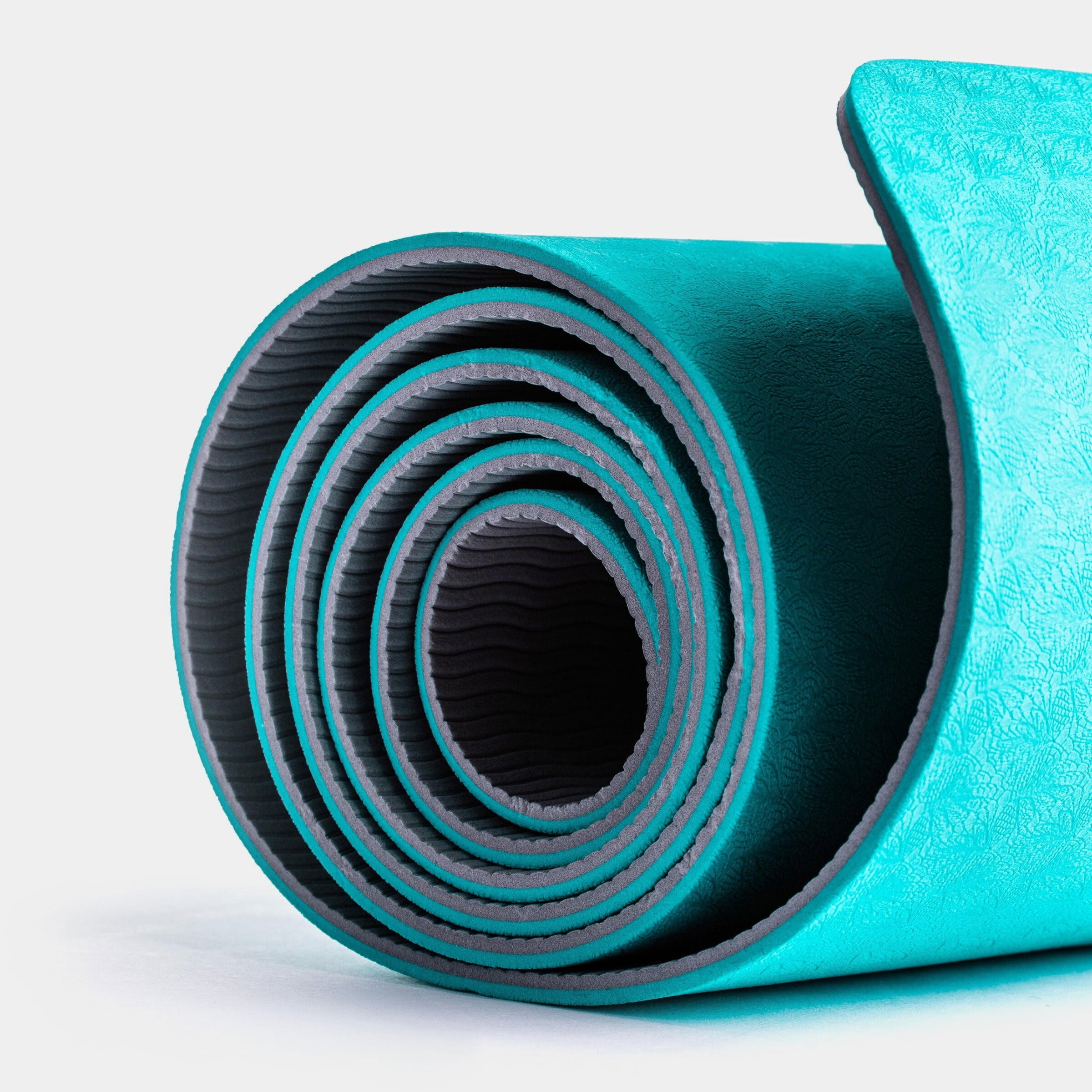 TPE Yoga Mat 5mm Turquoise