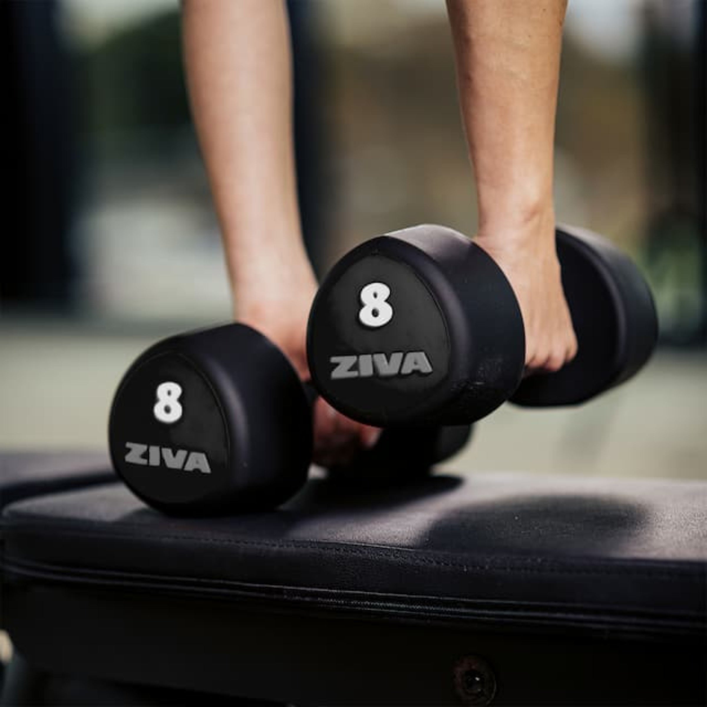 ZVO Urethane Tribell Studio Dumbbells