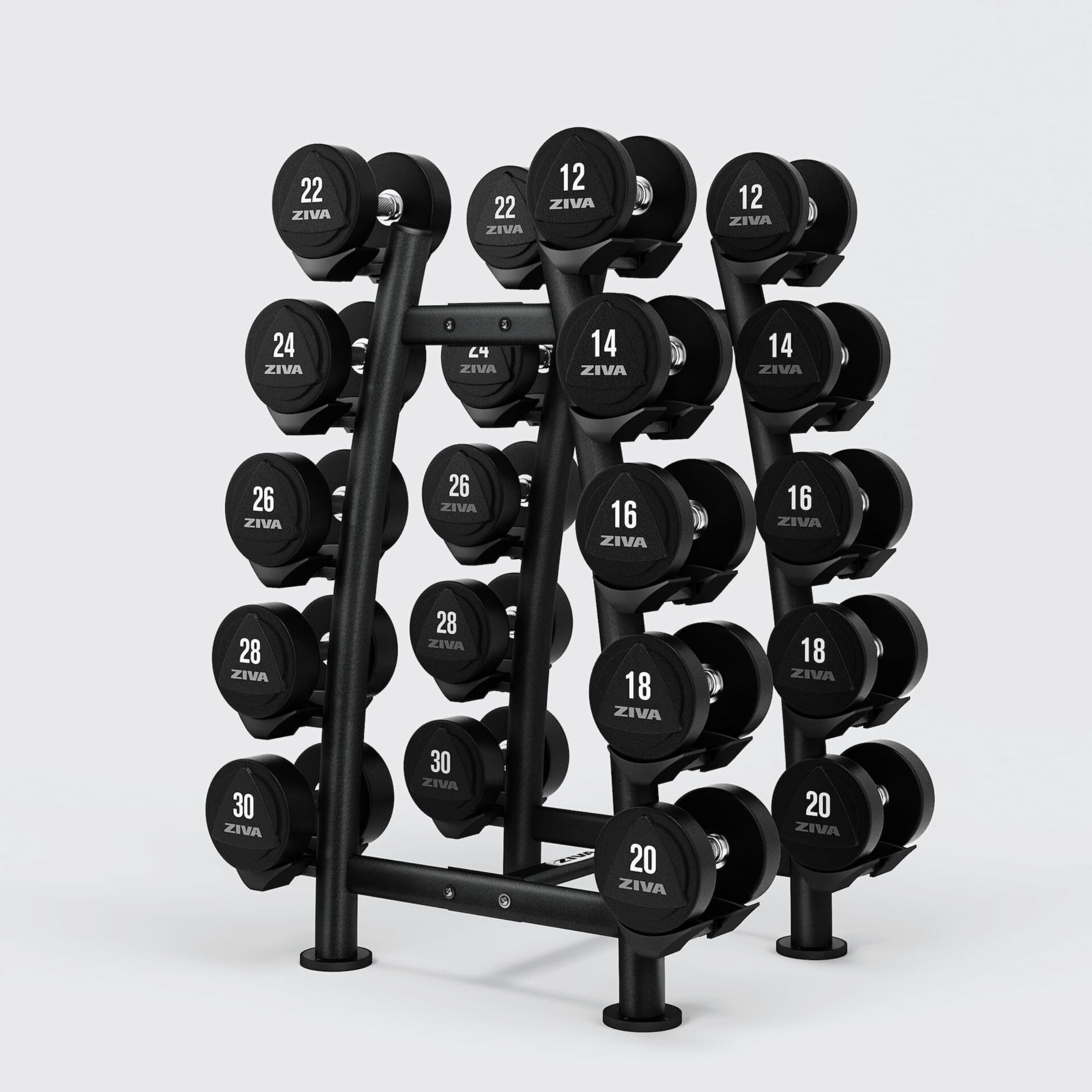 St 10-pair X-brace Dumbbell Rack