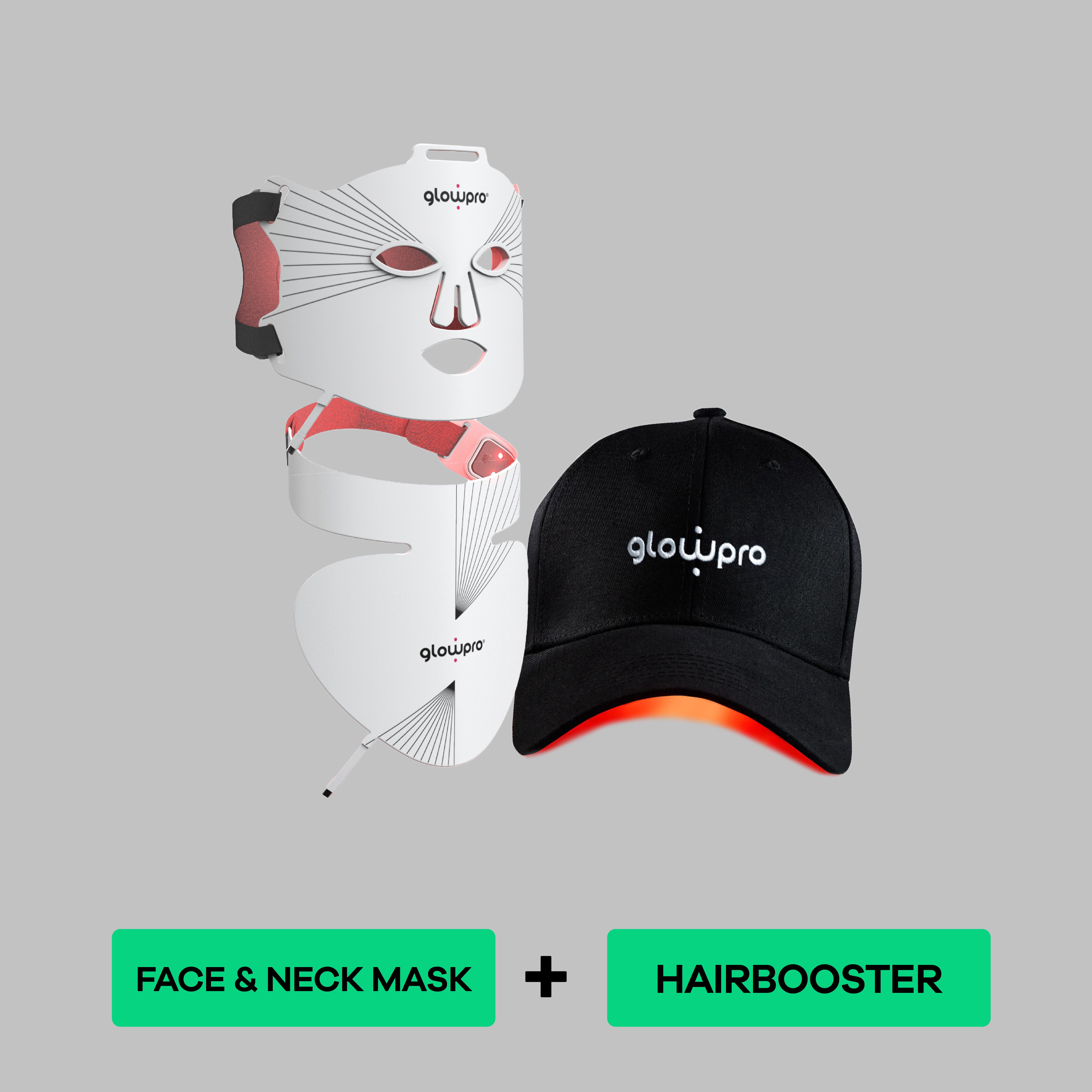 Glowpro Mask FACE & NECK + Hair Booster