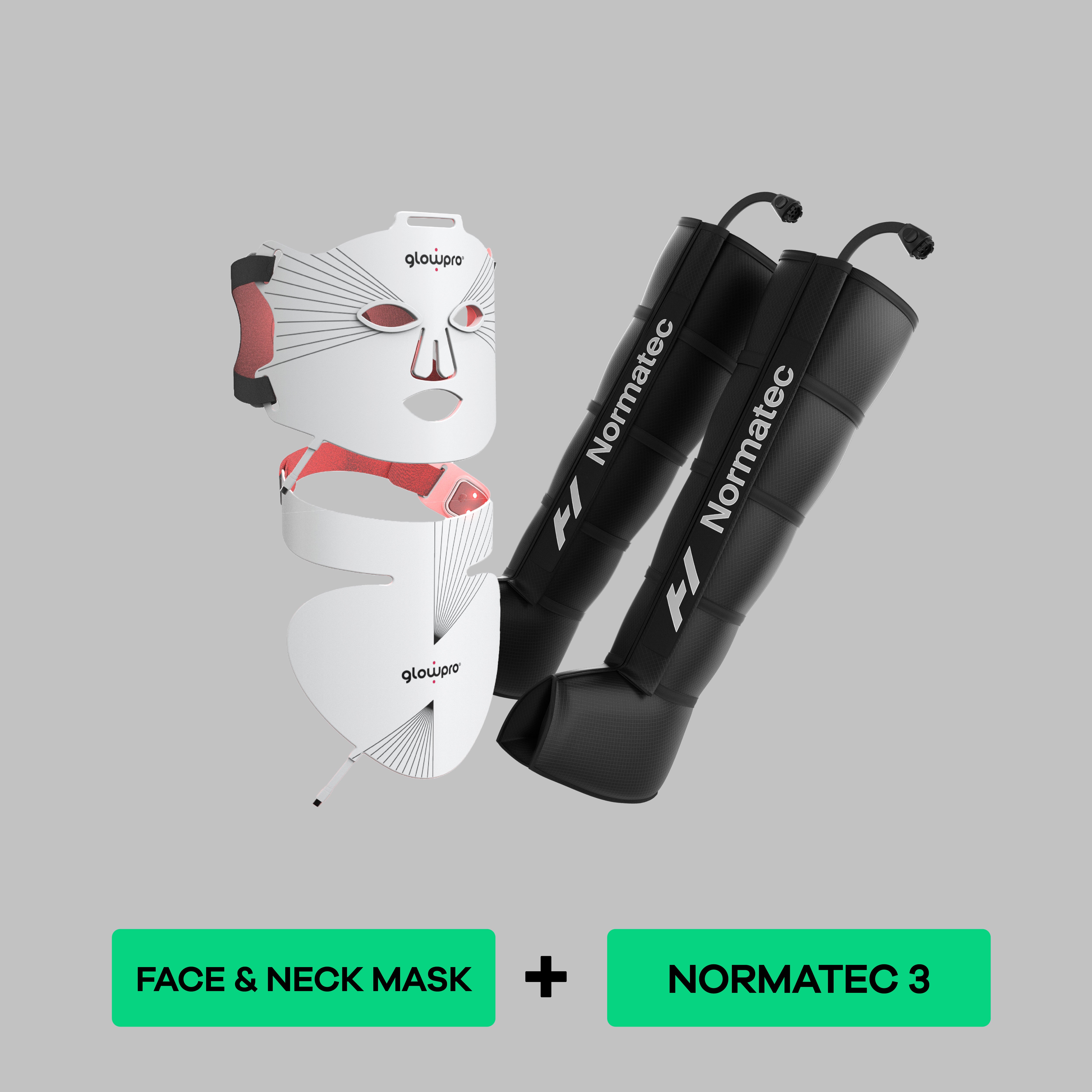Glowpro Mask FACE & NECK + Normatec 3