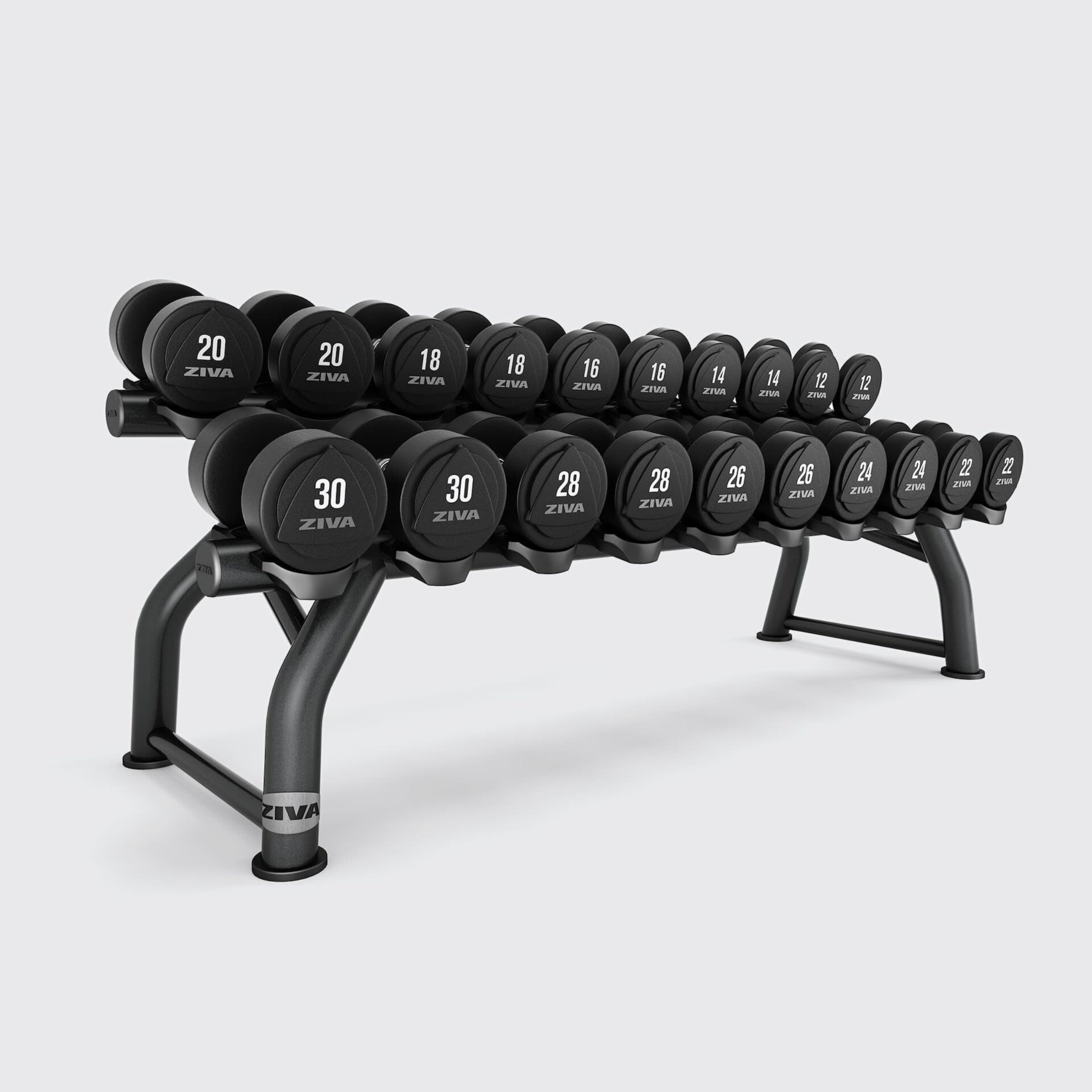 St 10 Pair Horizontal Dumbbell Rack