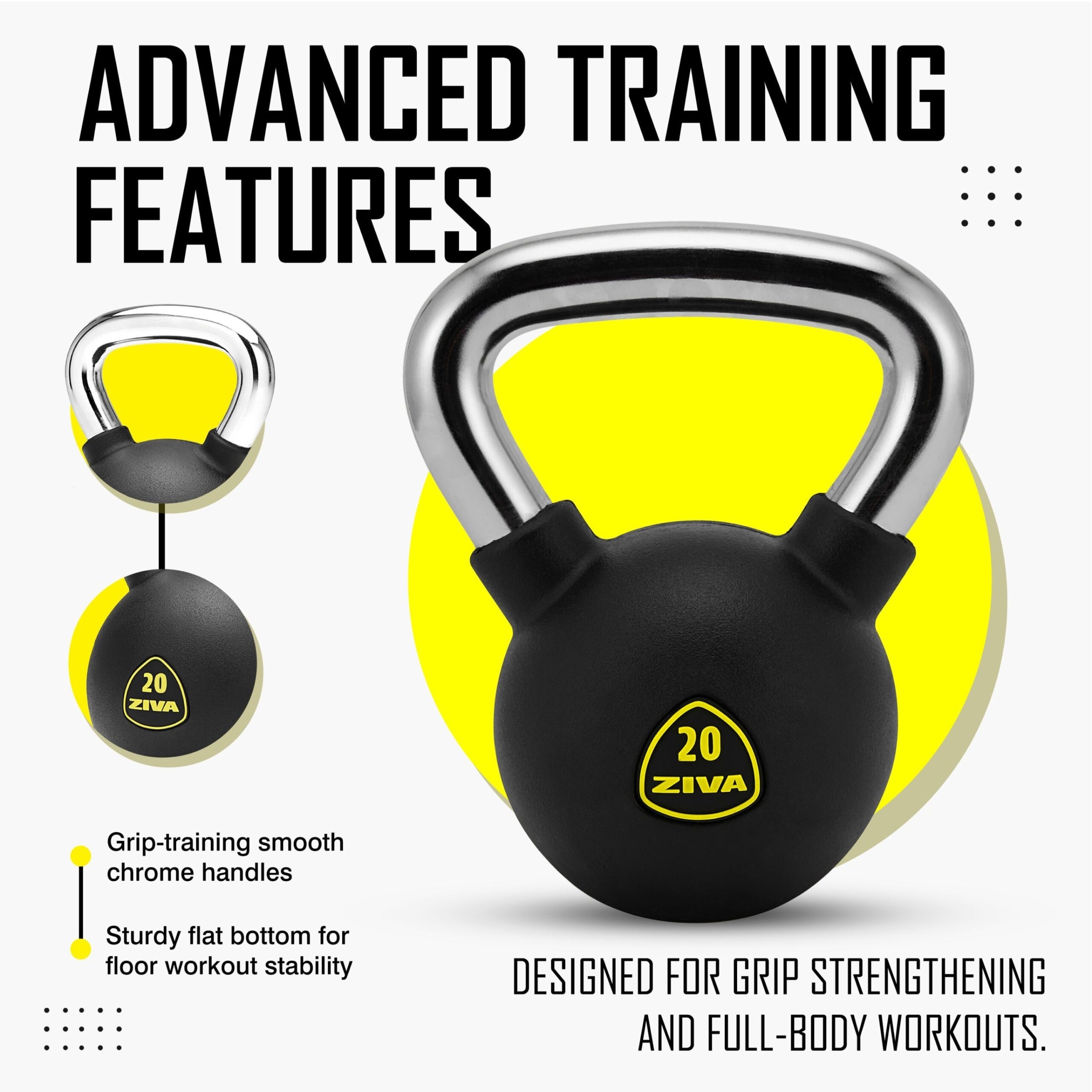 Performance Virgin Rubber Kettlebells