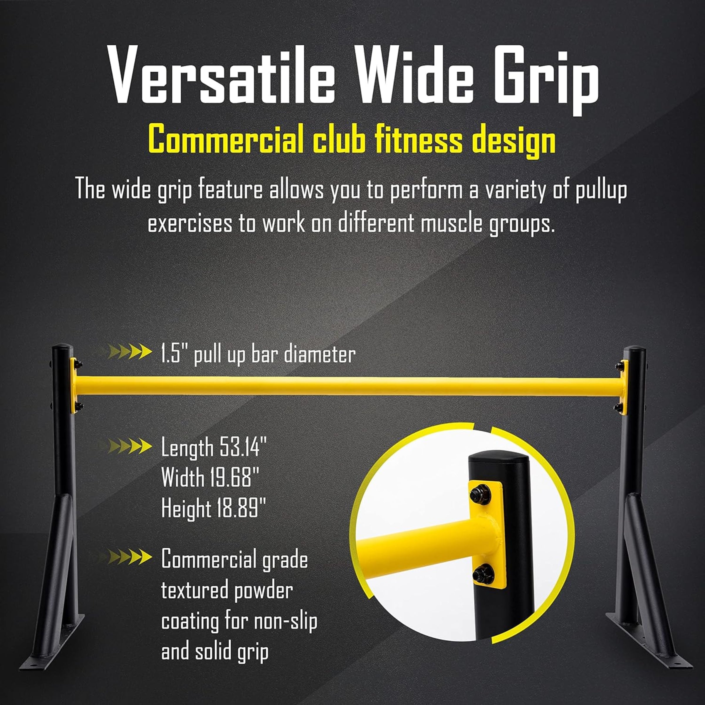 Wall-Mounted Pull-Up Bar Station