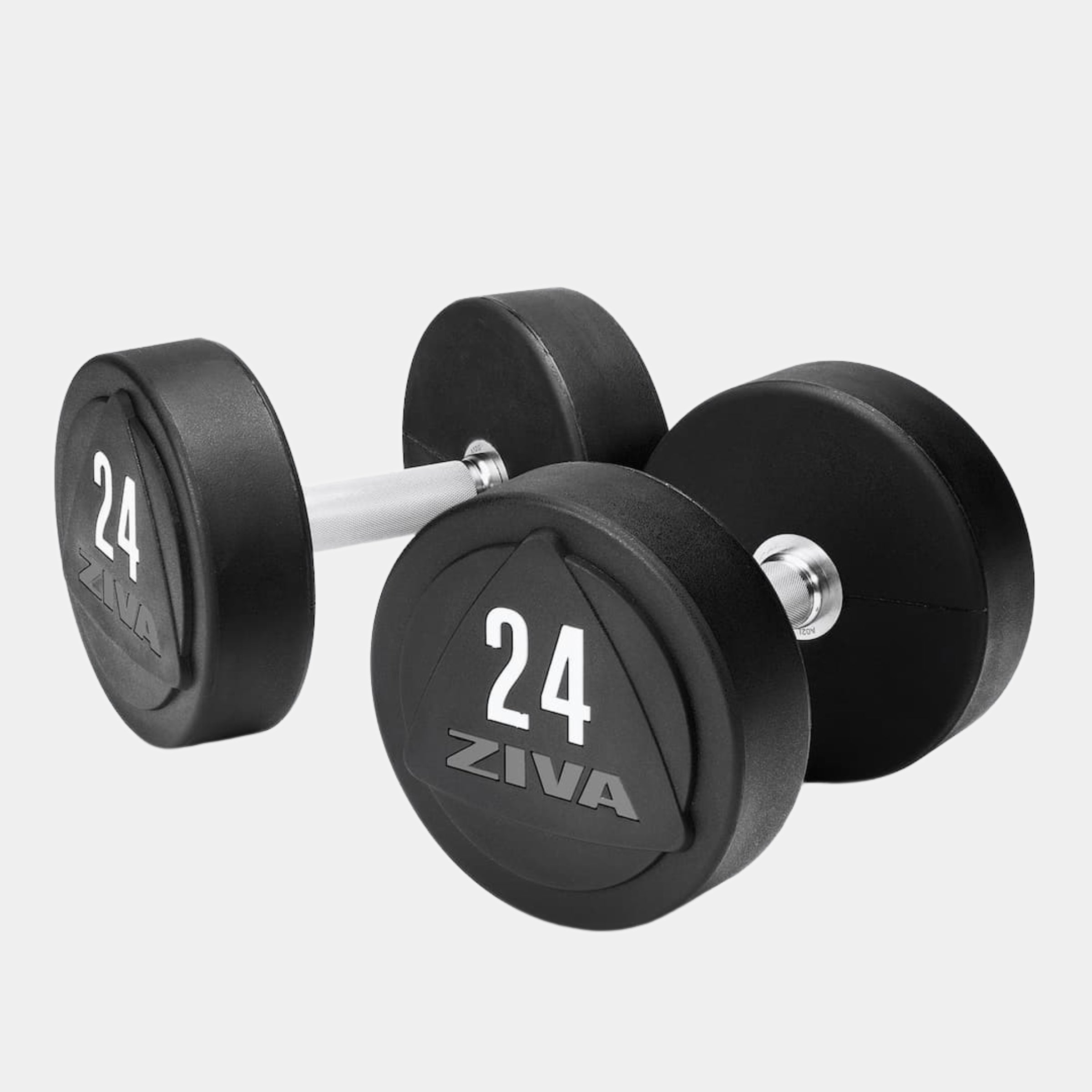 ZVO Solid Steel Urethane Dumbbell Set